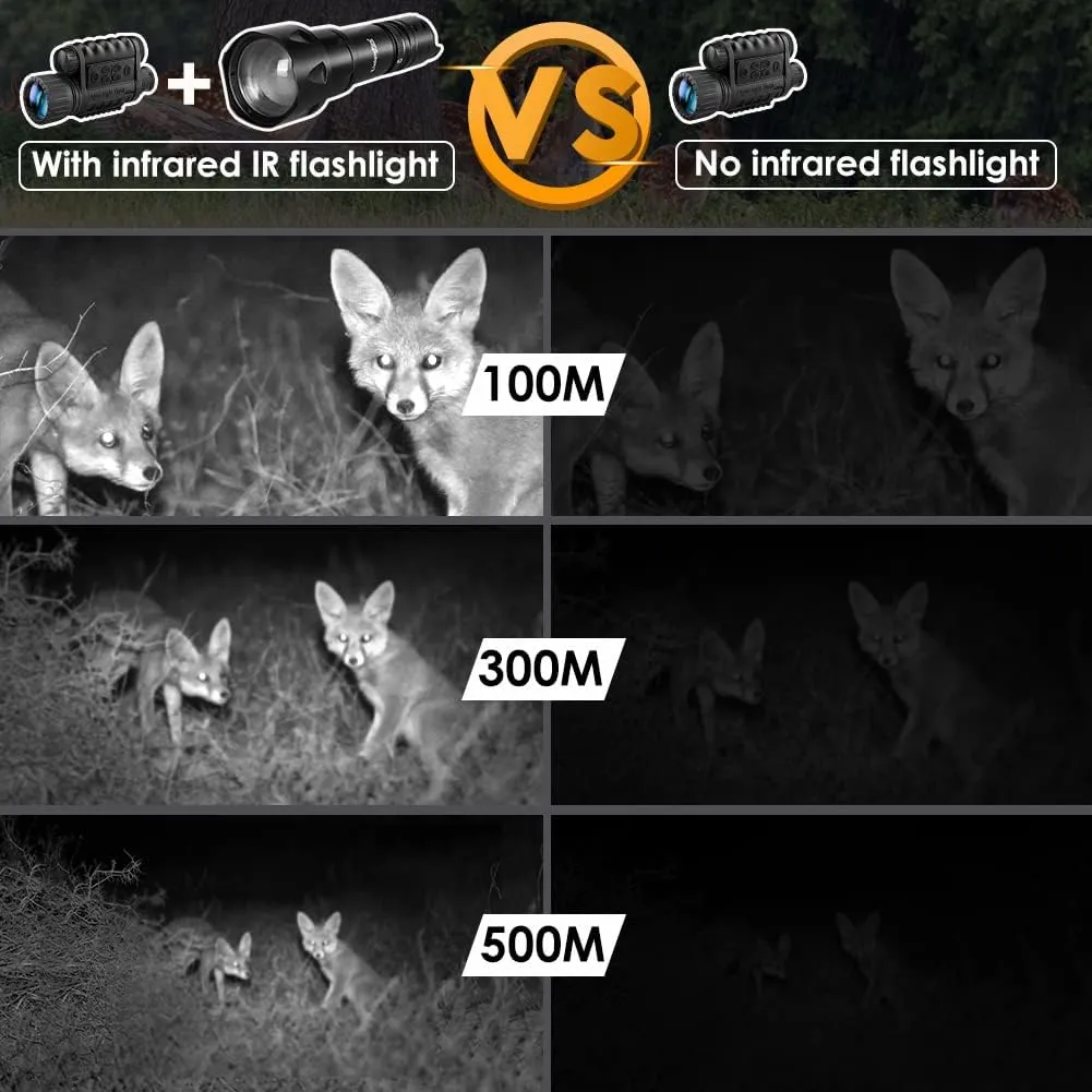 UniqueFire 2002D Vcsel 850nm IR Illuminator Flashlight Lights for Night Vision,Fresnel Lens Zoomable Infrared Illuminator IR Spotlight,Rapid Dimmer Switch, Max Lighting 1000M