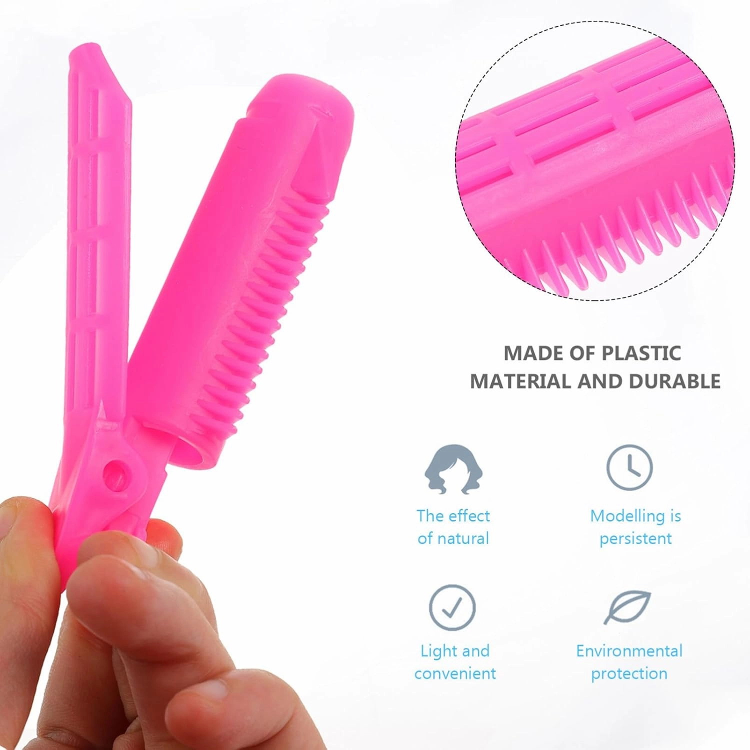 Uonlytech Hair Styling Accessories 6pcs Volumizing Hair Root Curler Clips Instant Hair Volumizing Clip Hair Root Clips for Women Girls Hair Styling Styling Tools & Appliances