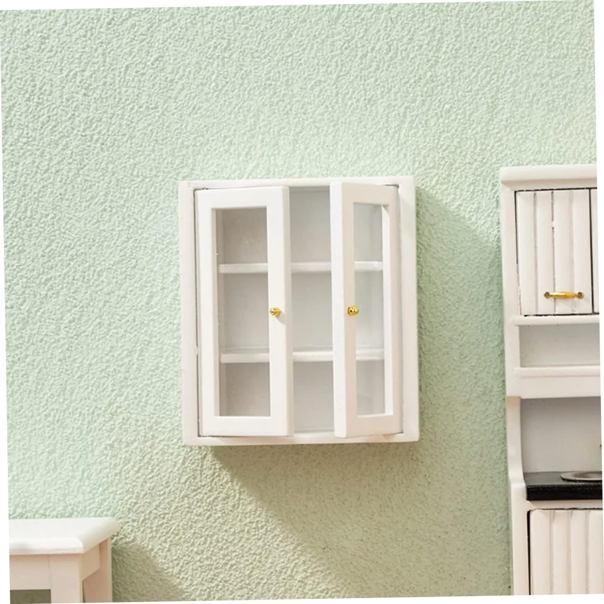 UPKOCH 4pcs Miniature Cabinet Model for Dollhouse Tiny House Decor with Unique Design for Mini Kitchen Decoration Creative Mini Craft Enthusiasts