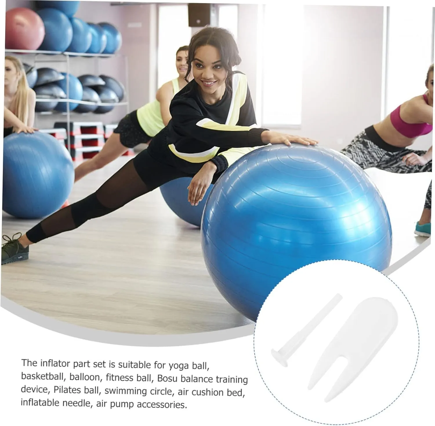 UPKOCH Yoga Ball Air Plug Exercise Balls Fitness Pilates Yoga Ball Plug Yoga Replacement Kit Exercise Ball Plug