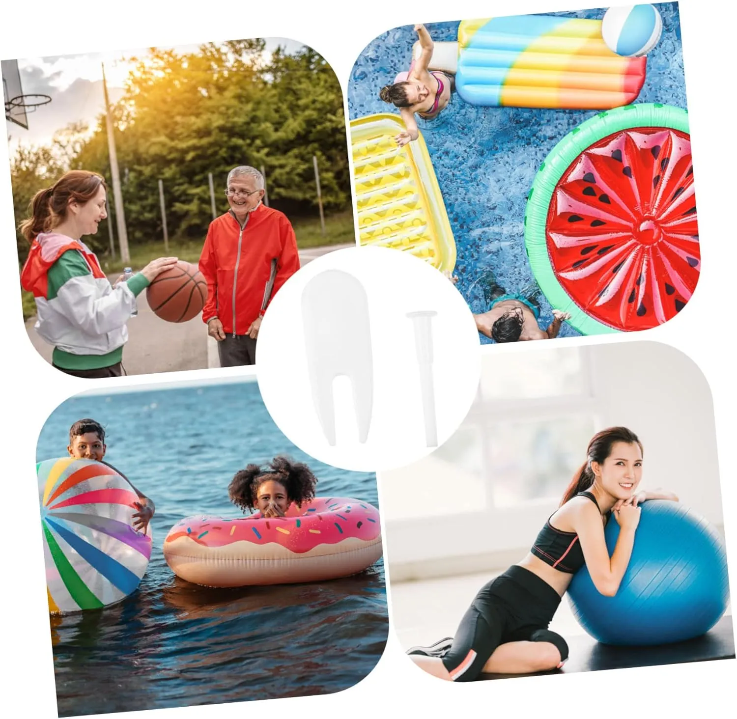 UPKOCH Yoga Ball Air Plug Exercise Balls Fitness Pilates Yoga Ball Plug Yoga Replacement Kit Exercise Ball Plug