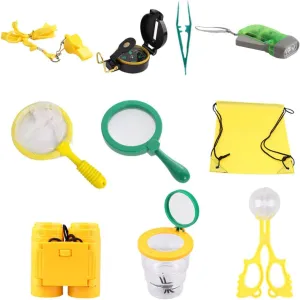 Vaguelly 10Pcs Outdoor Observing Kit for Lightweight Educational Tools for Wilderness Exploration Easy to Carry for Hiking Adventures