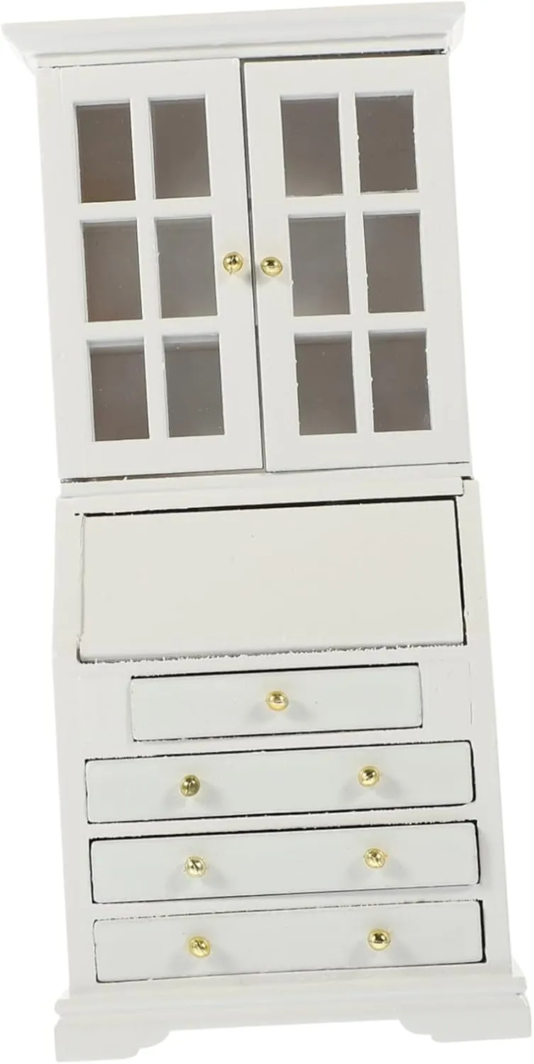 Vaguelly Dollhouse Furniture Mini Cabinet Decor Miniature Kitchen Set 1: Boys and Girls