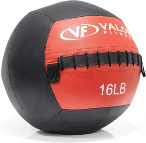 Valor Fitness Weighted Wall Balls -Vinyl Color-Coded Panel -Strength & Conditioning Home Gym Workout Equipment - Multiple Options Available