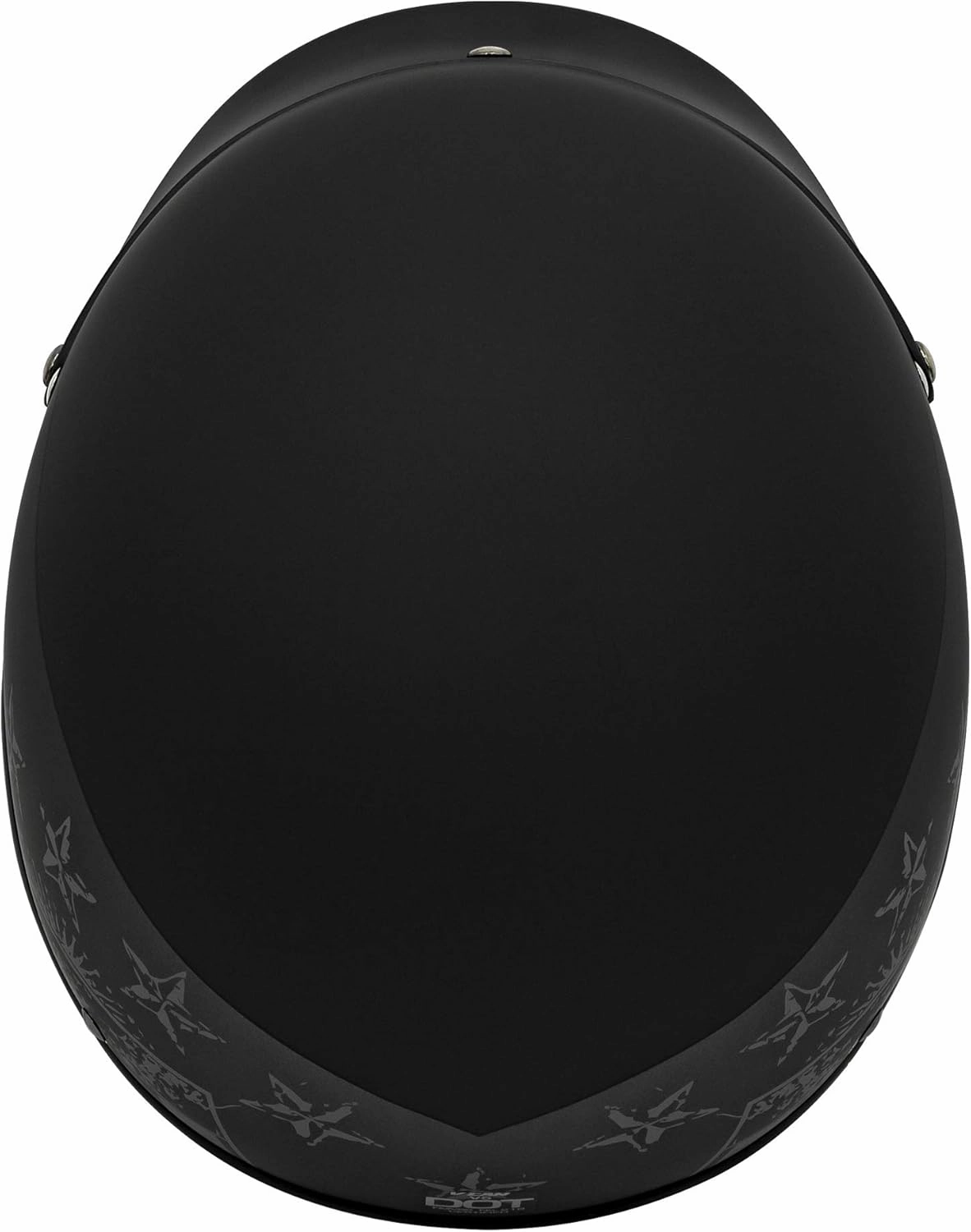 VCAN Cruiser Solid Half Face Motorcycle Helmet
