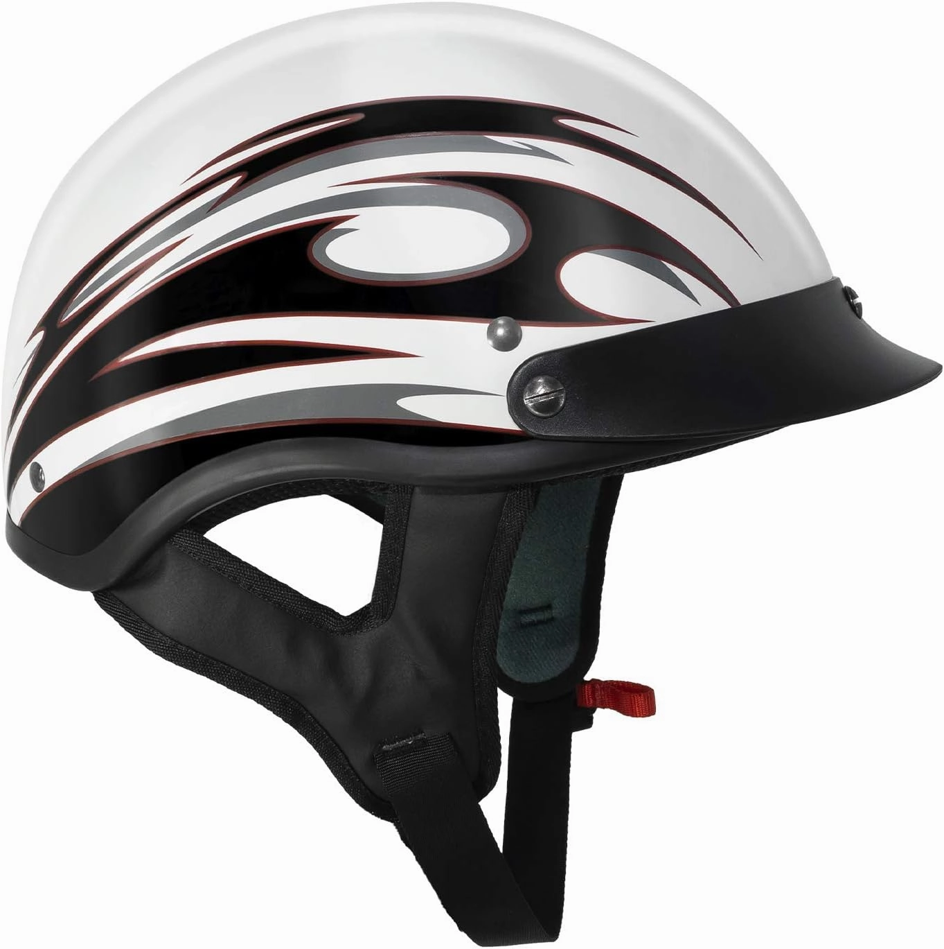VCAN Cruiser Solid Half Face Motorcycle Helmet