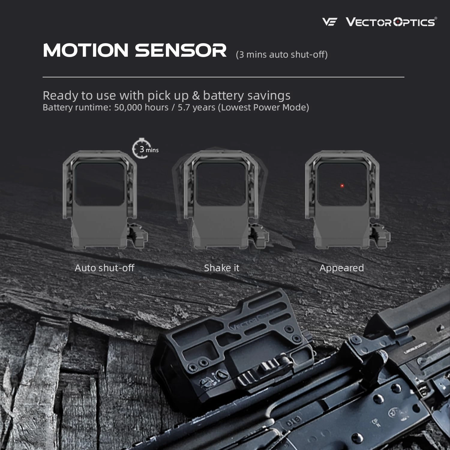Vector Optics 1x31x26 Extra Large Enclosed Red Dot Sight w/Shroud Protection, Reflex Illuminated 3MOA Red Dot, Quick Detach Mount，Motion Awake, Designed for AR AR15 M4 MSR Platform, SCRD-67