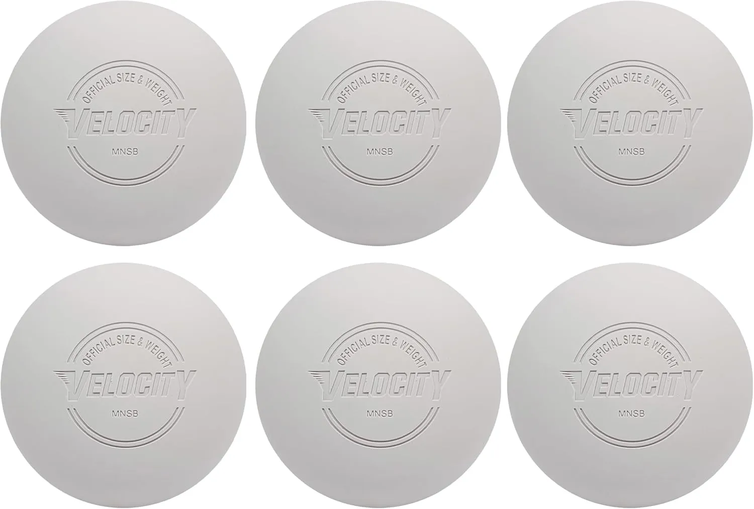 Velocity Lacrosse Balls - 1, 2, 3, 6, 12, 18, 24, 36, 60 and 120 Packs - for Practice, Official NFHS and College Approved Size