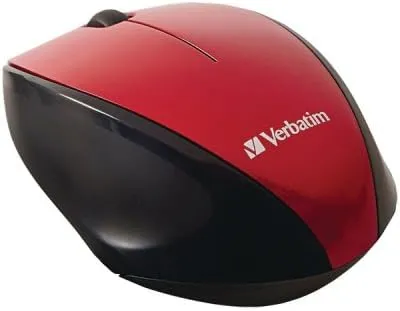 Verbatim 97995 Wireless Multi Trac Blue Led Optical Mouse (Red)