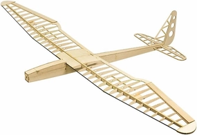 Viloga Balsa Wood Model Airplane Sunbird Sailplane, 1.6M Laser Cutting Unassembeld Model Plane Kits to Build, DIY Flying RC Glider Plane for Adults (KIT Motor ESC Servo Covering)