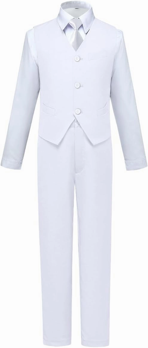 Visaccy Boys Suits Slim Fit Dress Clothes Ring Bearer Outfit