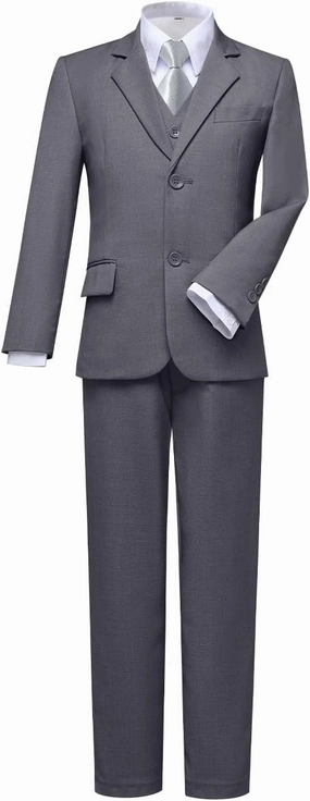 Visaccy Boys Suits Slim Fit Dress Clothes Ring Bearer Outfit