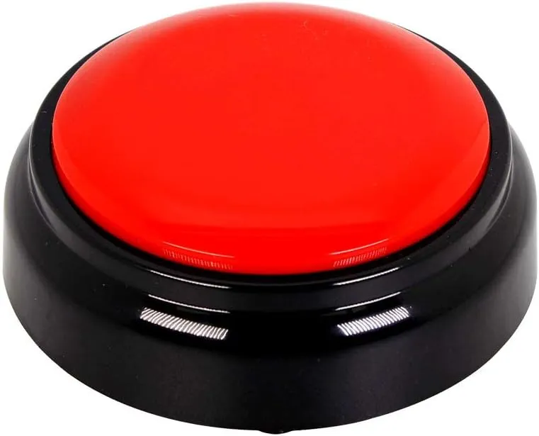 Voice Recording Button Easy Button Record 30 Seconds Talking Message Funny Office Gift Battery Powered Recordable Sound Buttons