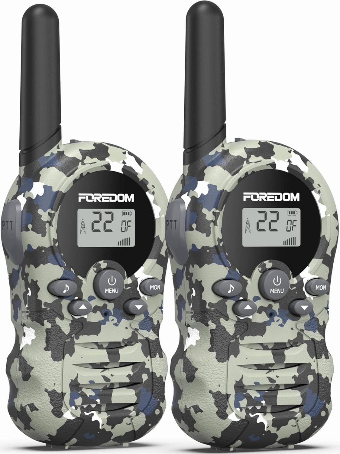 Walkie Talkies for Kids Walkie Talkies Long Range for Boy & Girl Age 3 to 12 Year Old Birthday Cool Army Toys - 2 Pack