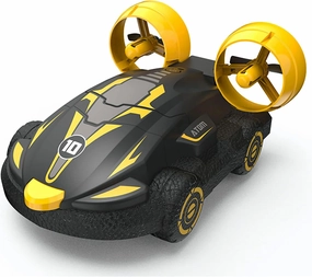 Water Children's Toys Speedboat Air Cushion Remote Control Boat Kids RC Cars Waterproof Drift Car 2 in 1 Remote Control Amphibious Vehicle Land Water Toys for Boys Girls Gifts