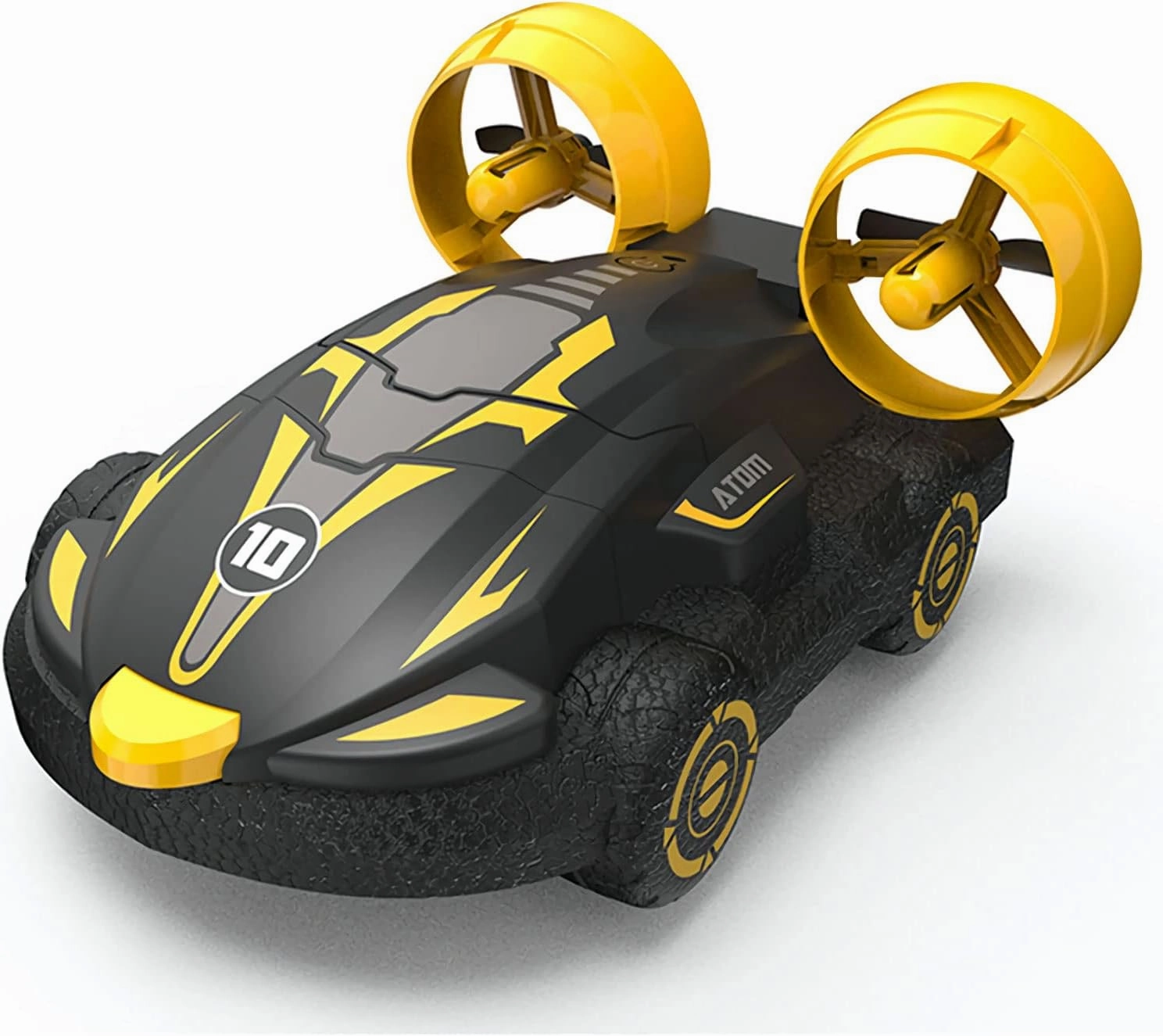 Water Children's Toys Speedboat Air Cushion Remote Control Boat Kids RC Cars Waterproof Drift Car 2 in 1 Remote Control Amphibious Vehicle Land Water Toys for Boys Girls Gifts