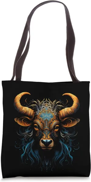 Wildebeest Animal Nature Lover Wildlife Safari Africa Design Tote Bag