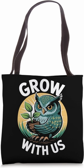 Wildlife Conservation Owl For Nature Lover Environmentalists Tote Bag