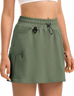 Women's Hiking Cargo Skort Golf Skirt with 5 Pockets Tennis Dressy Casual 16" Skorts for Summer Travel Outdoor 2025