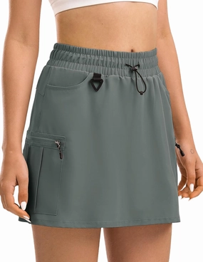 Women's Hiking Cargo Skort Golf Skirt with 5 Pockets Tennis Dressy Casual 16" Skorts for Summer Travel Outdoor 2025