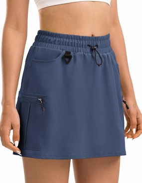 Women's Hiking Cargo Skort Golf Skirt with 5 Pockets Tennis Dressy Casual 16" Skorts for Summer Travel Outdoor 2025