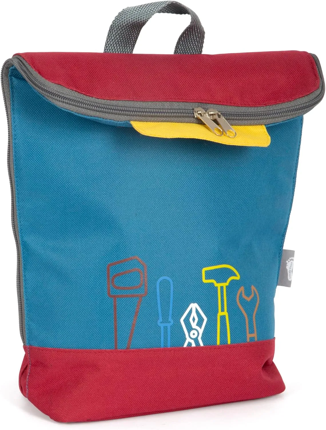 Workshop Backpack, Children, 8 Wooden Tools, from 3 Years 12603, Colourful Colour