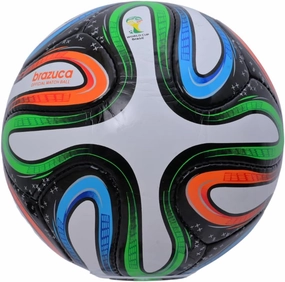 World Cup 2014 Brazil Final Famous Match Ball Football Replica Soccer Ball Size 5 Soccer Ball World Cup is Made from Rexine 2014 World Cup Ball Birthday Gift for Soccer Fan