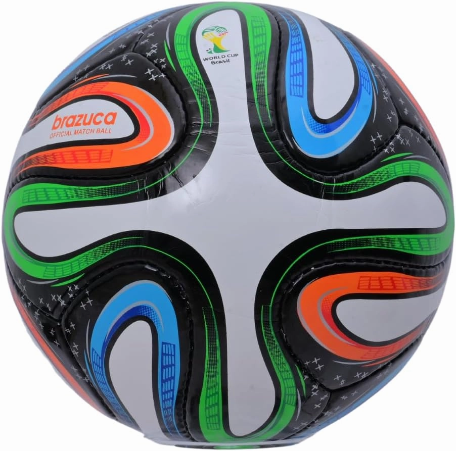 World Cup 2014 Brazil Final Famous Match Ball Football Replica Soccer Ball Size 5 Soccer Ball World Cup is Made from Rexine 2014 World Cup Ball Birthday Gift for Soccer Fan