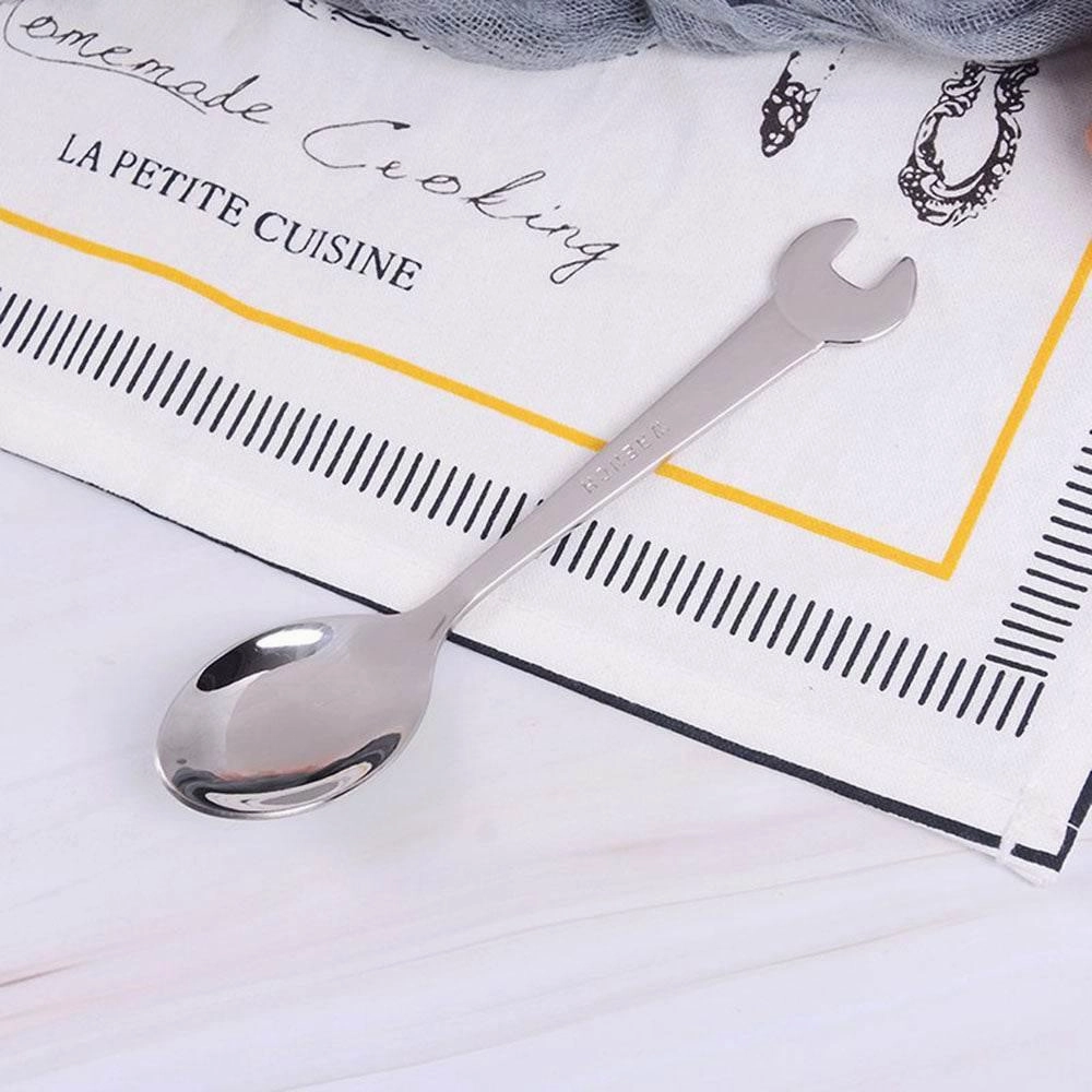 Wrench Shape Fork Spoon Cutlery Set - Unique Creative Silverware