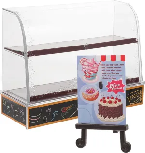 YARNOW Miniature Cake Cabinet for Dollhouse Display Stand for Cake Decoration Miniature Scene Lightweight Model for Tiny House Decor