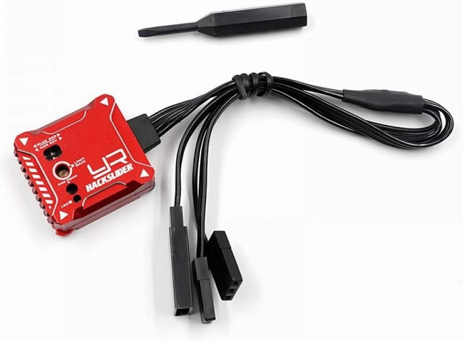 Yeah Racing YE-0044RD Hackslider Drift Performance Tuned Gyro Red for RC Drift