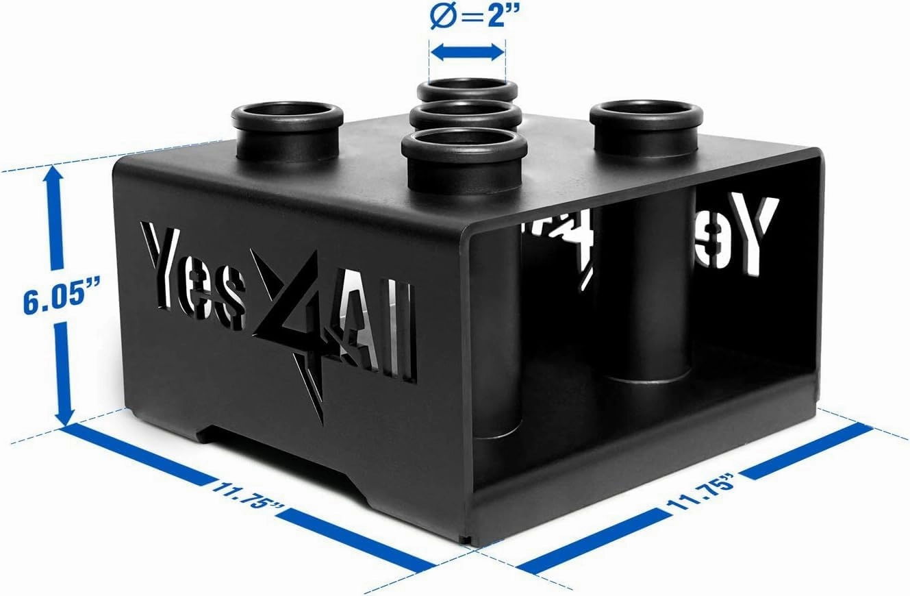 Yes4All Vertical Storage Rack, Home Gym Organizer, Barbell & Dumbbell Rack for 2-inch Olympic & Curl Bars
