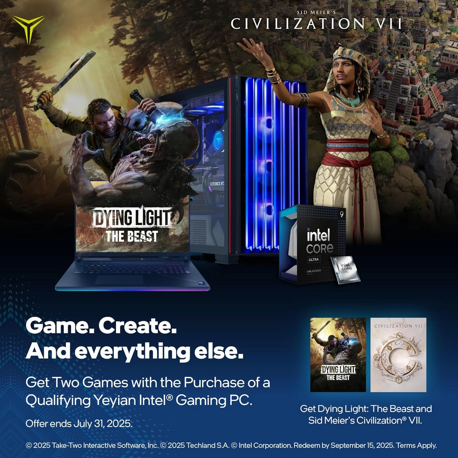 YEYIAN Yumi Prebuilt Gaming PC, RTX 4060 8GB, Intel Core i5 14400F Up to 4.7GHz, 16GB Memory, 1TB NVMe SSD, B760, VR Ready Streaming WiFi Win 11 Home Pre Built Gamer Tower Computer 3 Year Warranty