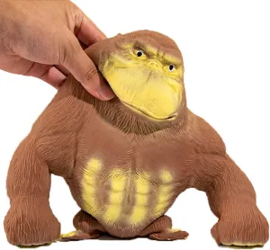 YHan Stretchy Monkey Toy – Viral TikTok Squishy Sensory Toy for Kids & Adults, Giant Ape Stress Relief Plushie, Glue-Sand Filled Stretchy Rubber
