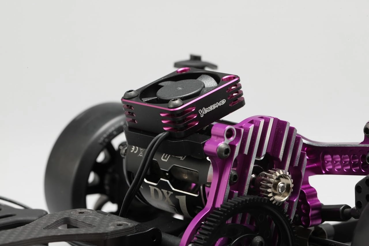 Yokomo D-CFPA 1.2 inches (30 mm) Aluminum Frame Fan Purple