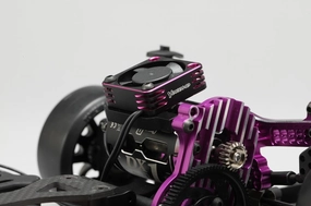 Yokomo D-CFPA 1.2 inches (30 mm) Aluminum Frame Fan Purple