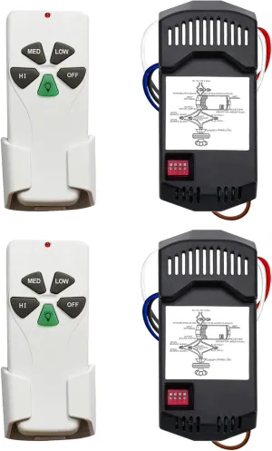 YSY Ceiling Fan Remote Control Replace Hampton Bay Harbor Breeze Hunter Fan-HD UC7078T CHQ7078T Replacement of Hampton Bay UC7078T(F-53T R28 KIT 2PACK)