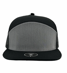Zapped Headwear Cobra Flat Bill Cap Trucker Mesh Back