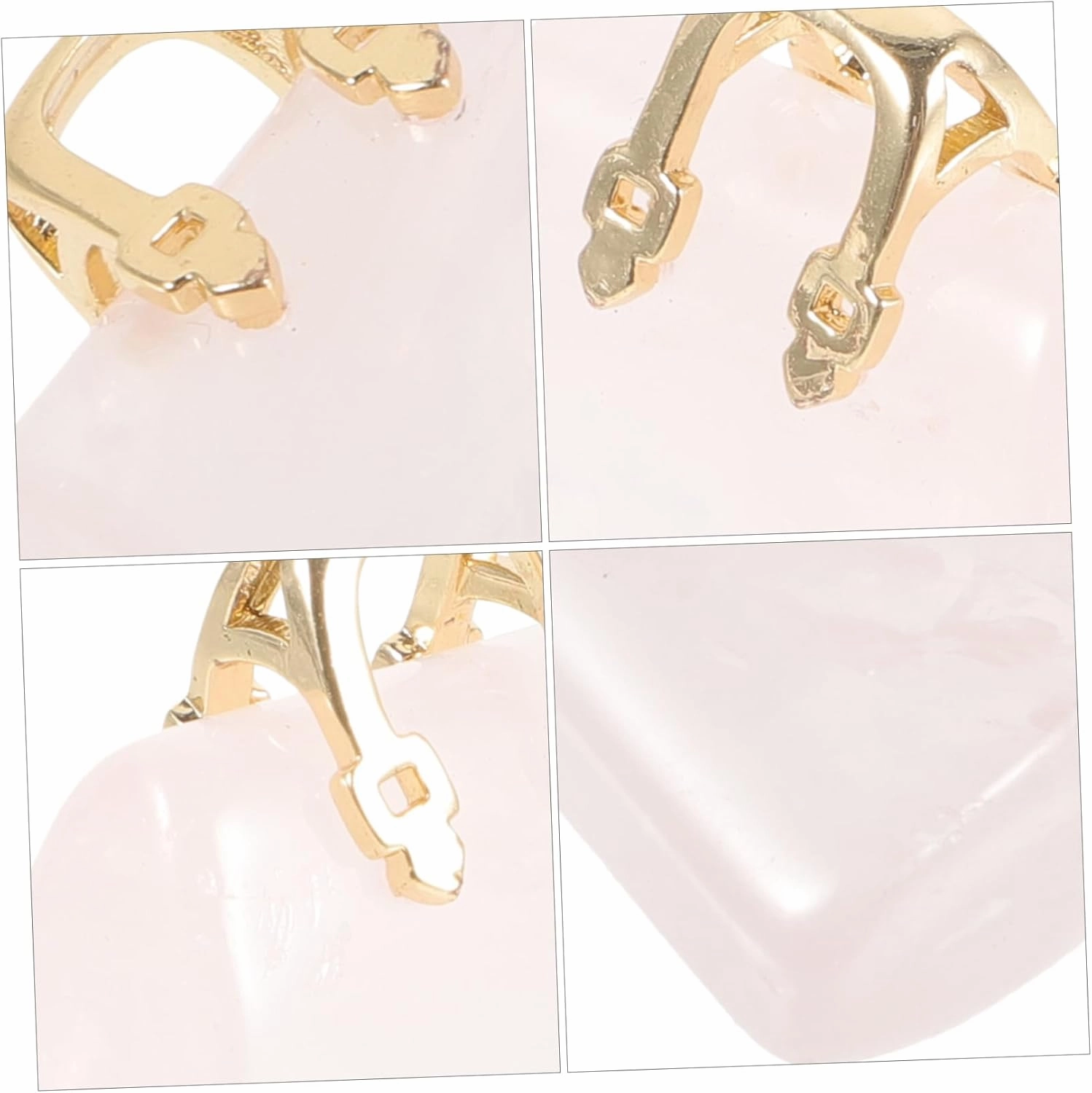 Zerodeko 2pcs Crystal Handbag Statue Decor Photo Prop Living Room Bedroom Home Decoration