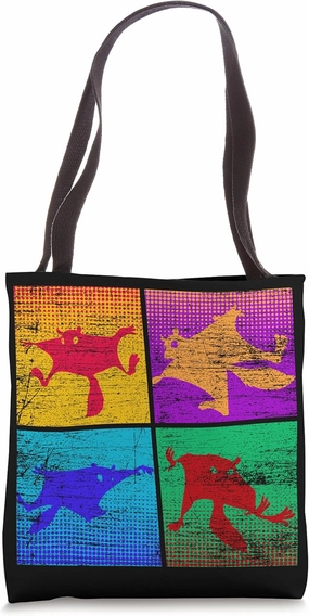 Zoo Keeper Cute Aussie Zoo Animal Pop Art Sugar Glider Tote Bag