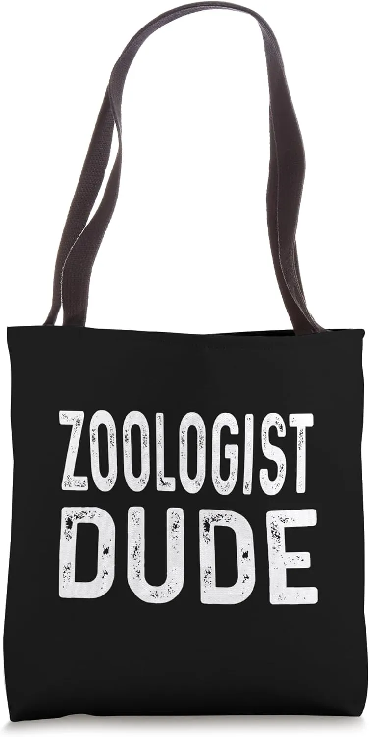 Zoologist Dude Distressed Zoo Animal Ethologist Primatologis Tote Bag