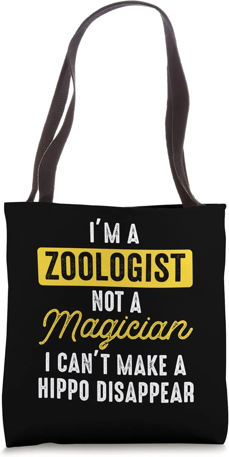 Zoologist Zookeeping Zoo Wildlife Nature Zoology Funny Tote Bag