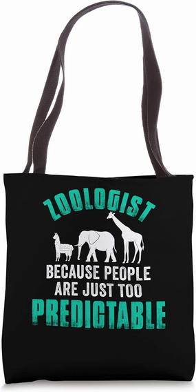Zoologist Zookeeping Zoo Wildlife Nature Zoology Funny Tote Bag